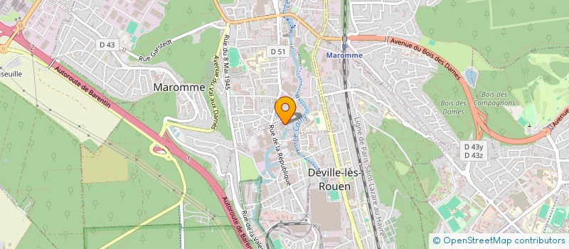 localisation de l'entreprise CULTURE EN MAINS  MAROMME