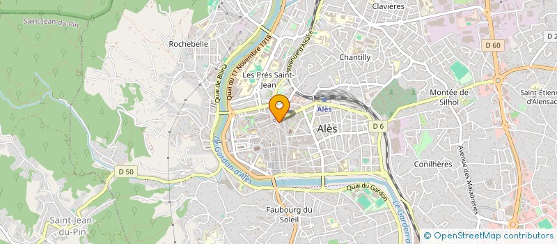 localisation de l'entreprise CULTURE ET AMBITION  ALES