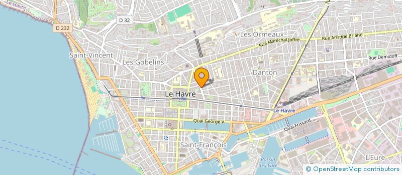 localisation de l'entreprise CULTURE ET BIBLIOTHE POUR TOUS à LE HAVRE