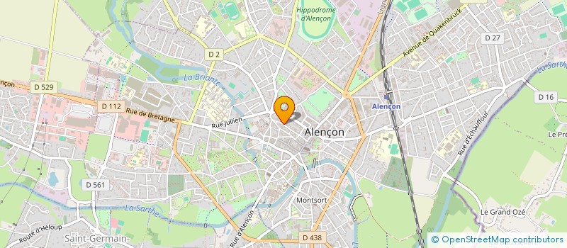 localisation de l'entreprise CULTURE ET BIBLIOTHEQUE POUR TOUS à ALENCON