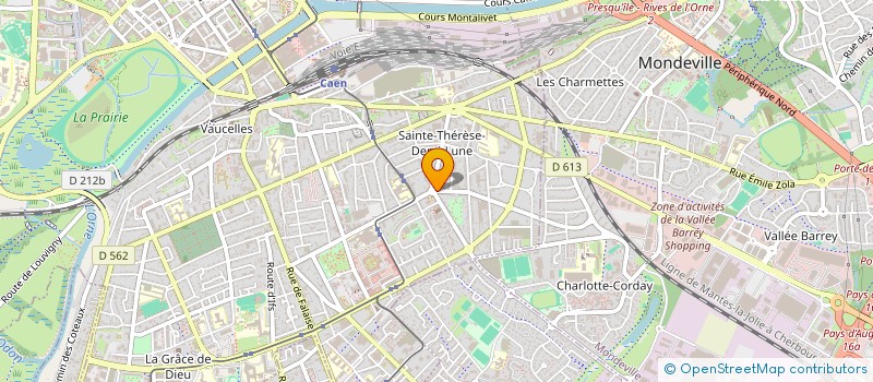 localisation de l'entreprise CULTURE ET BIBLIOTHEQUE POUR TOUS à CAEN