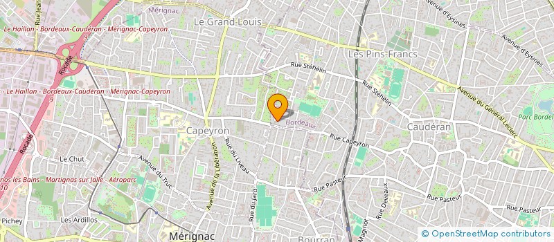 localisation de l'entreprise CULTURE ET BIBLIOTHEQUE POUR TOUS à BORDEAUX