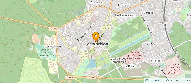 localisation de l'entreprise CULTURE ET BIBLIOTHEQUE POUR TOUS à FONTAINEBLEAU