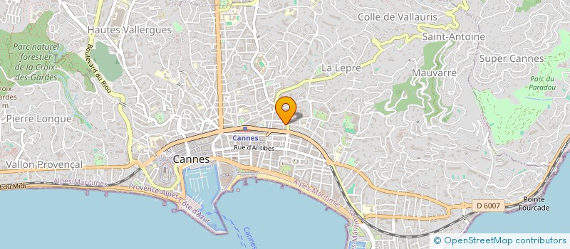 localisation de l'entreprise CULTURE ET BIBLIOTHEQUE POUR TOUS  CANNES