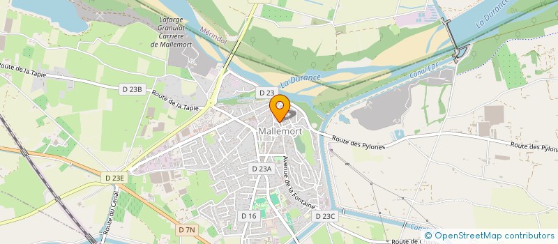 localisation de l'entreprise CULTURE ET BIBLIOTHEQUE POUR TOUS  MALLEMORT