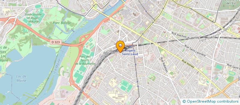 localisation de l'entreprise CULTURE ET BIBLIOTHEQUE POUR TOUS à ANGERS
