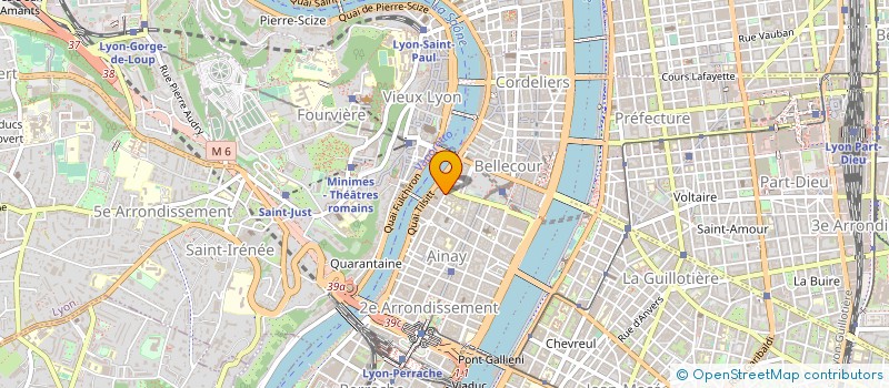 localisation de l'entreprise CULTURE ET BIBLIOTHEQUES POUR TOUS à LYON