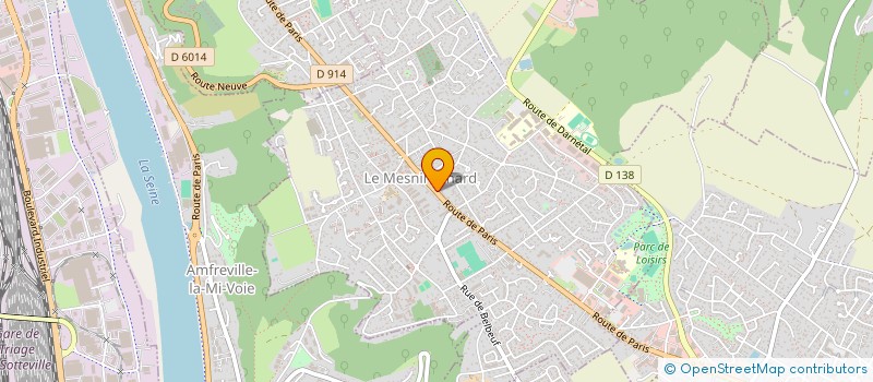 localisation de l'entreprise CULTURE ET BIBLIOTHEQUES POUR TOUS  LE MESNIL-ESNARD