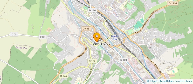 localisation de l'entreprise CULTURE ET BIBLIOTHEQUES POUR TOUS à BAR-LE-DUC