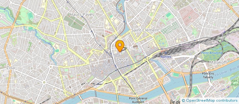 localisation de l'entreprise CULTURE ET BIBLIOTHEQUES POUR TOUS DE LOIRE-ATLANTIQUE à NANTES