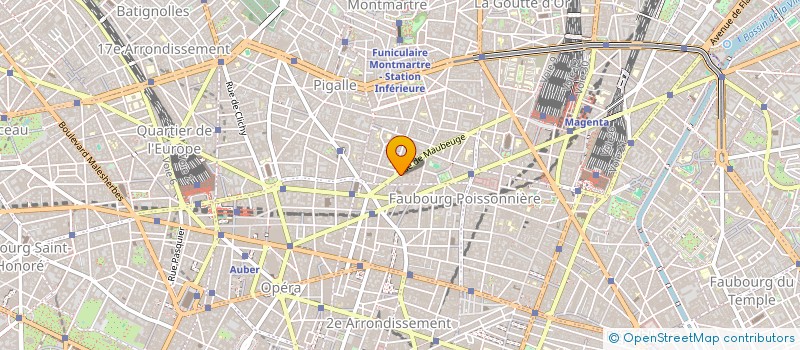 localisation de l'entreprise CULTURE ET CHANSONS à PARIS