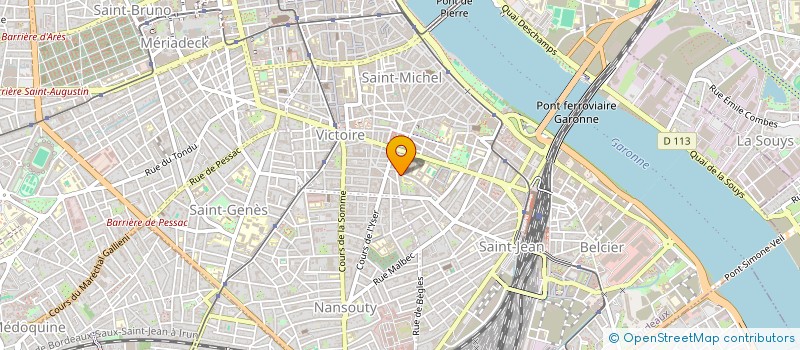 localisation de l'entreprise CULTURE ET COMMUNICATION à BORDEAUX
