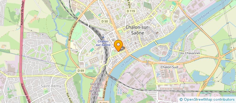 localisation de l'entreprise CULTURE ET DEPENDANCES  CHALON-SUR-SAONE