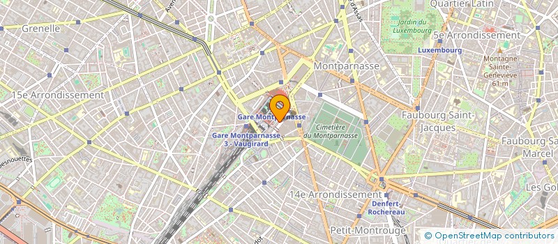 localisation de l'entreprise CULTURE ET DEVELOPPEMENT  PARIS