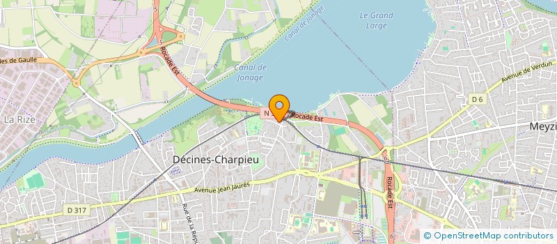 localisation de l'entreprise CULTURE ET EDUCATION  DECINES-CHARPIEU