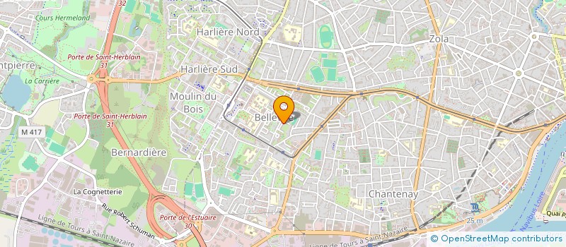 localisation de l'entreprise CULTURE ET ENTRAIDE M'BONGUI à NANTES