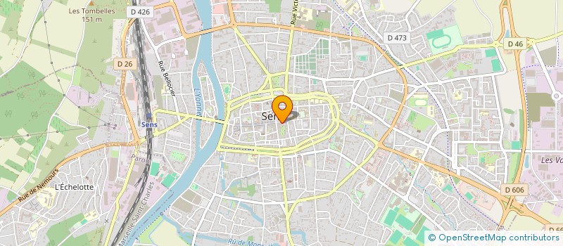 localisation de l'entreprise CULTURE ET FOI à SENS