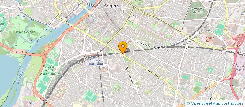 localisation de l'entreprise CULTURE ET FORMATION à ANGERS