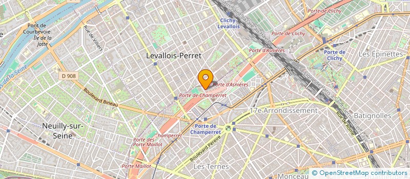 localisation de l'entreprise CULTURE ET ITALIE DANS LE 17E  PARIS