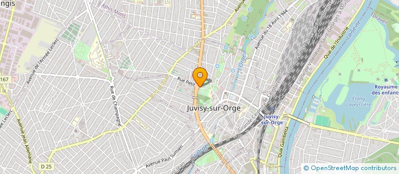 localisation de l'entreprise CULTURE ET JEUNESSE à JUVISY-SUR-ORGE