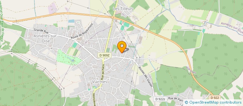 localisation de l'entreprise CULTURE ET LANGUES VIVANTES  VIARMES