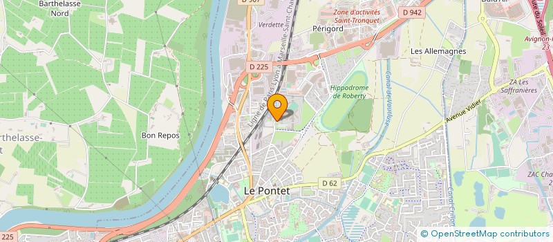 localisation de l'entreprise CULTURE ET LIBERTE  LE PONTET