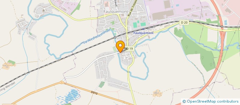 localisation de l'entreprise CULTURE ET LOISIR  PONTPIERRE