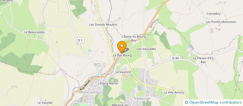 localisation de l'entreprise CULTURE ET LOISIRS  TREBRY