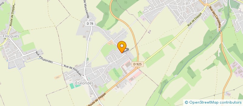 localisation de l'entreprise CULTURE ET LOISIRS  ETALONDES