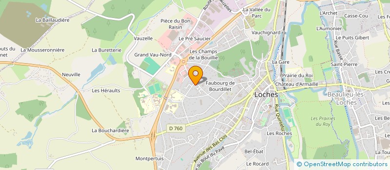 localisation de l'entreprise CULTURE ET LOISIRS A L'ECOLE à LOCHES