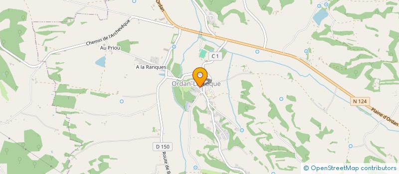 localisation de l'entreprise CULTURE ET LOISIRS AU VILLAGE  ORDAN-LARROQUE