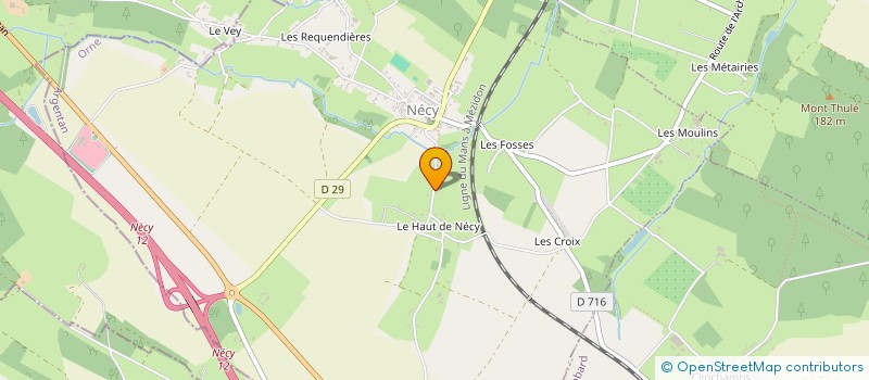 localisation de l'entreprise CULTURE ET LOISIRS DE NECY à NECY