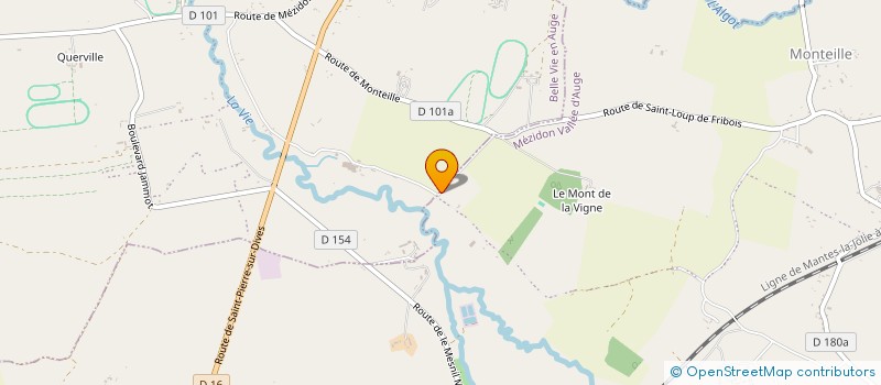 localisation de l'entreprise CULTURE ET LOISIRS DU PAYS D AUGE  MEZIDON VALLEE D'AUGE