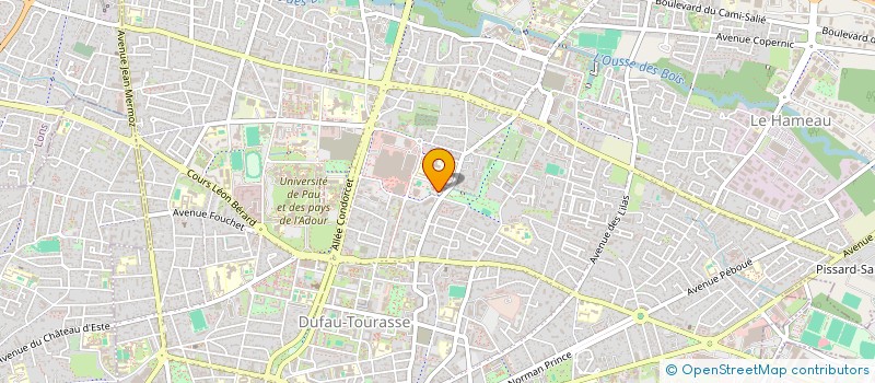 localisation de l'entreprise CULTURE ET MEMOIRE D'OUTRE-MER 64 à PAU