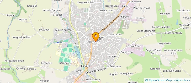 localisation de l'entreprise CULTURE ET MOI - LE DRENNEC  LE DRENNEC