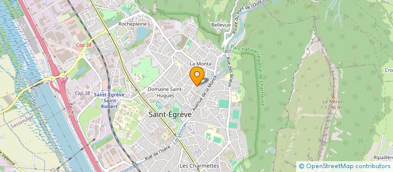 localisation de l'entreprise CULTURE ET NOUS  SAINT-EGREVE