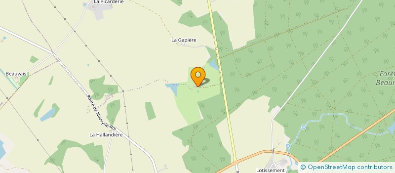 localisation de l'entreprise CULTURE ET PATRIMOINE DE TOURAINE  BEAUMONT-LOUESTAULT