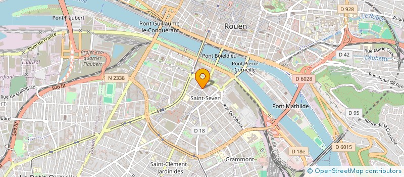 localisation de l'entreprise CULTURE ET PUB MEDIA  ROUEN