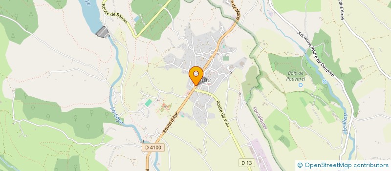 localisation de l'entreprise CULTURE ET RECHERCHE ETUDE DES ESPACES RURAUX à MANE