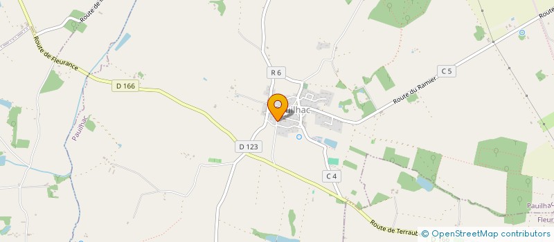 localisation de l'entreprise CULTURE ET SENS  PAUILHAC