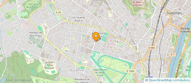 localisation de l'entreprise CULTURE ET SERVICES à RUEIL-MALMAISON