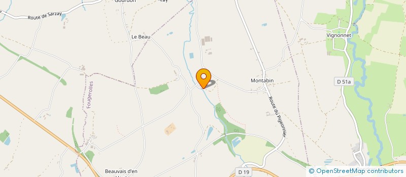 localisation de l'entreprise CULTURE ET SPECTACLES A L'ABBAYE DE VARENNES à FOUGEROLLES