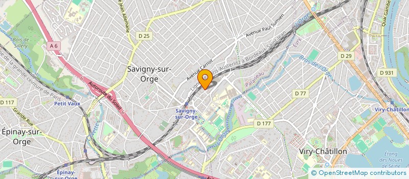 localisation de l'entreprise CULTURE GAINS  SAVIGNY-SUR-ORGE