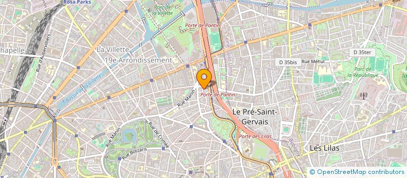 localisation de l'entreprise CULTURE INFORMATION MEDITERRANEE ECHANGES SOLIDARITE  PARIS