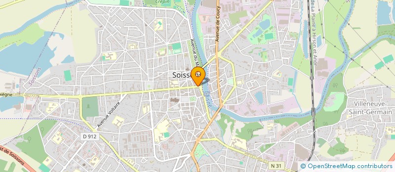 localisation de l'entreprise CULTURE INSIDE à SOISSONS