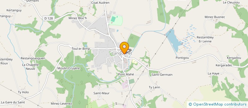 localisation de l'entreprise CULTURE INTER FORMATION ART LOISIR ETUDE  LANGONNET