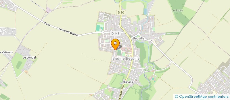 localisation de l'entreprise CULTURE JAPON  BIEVILLE-BEUVILLE