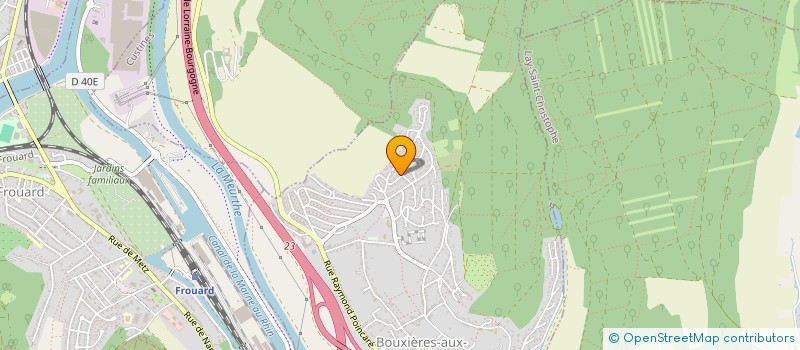 localisation de l'entreprise CULTURE LANGUE DES SIGNES FRANCAISE  BOUXIERES-AUX-DAMES