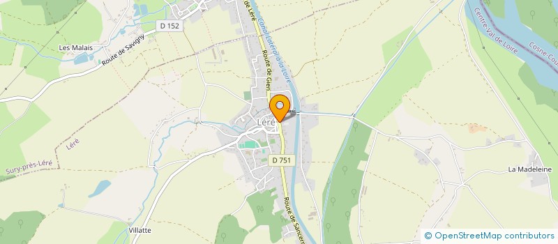 localisation de l'entreprise CULTURE LERE  LERE