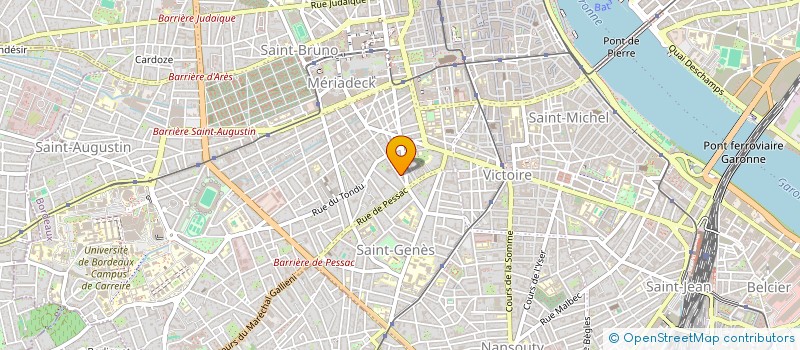 localisation de l'entreprise CULTURE & LIBERTE à BORDEAUX